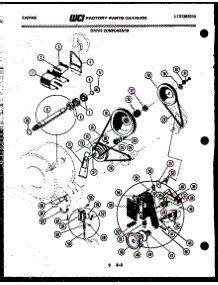 05 - Drive Components parts for Frigidaire Washer 46-2707-00-00 from AppliancePartsPros.com