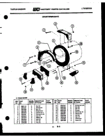 07 - Counterweights parts for Frigidaire Washer 46-2707-00-00 from AppliancePartsPros.com