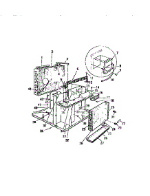 32 - Evaporator, Condenser (`B` Cabinet parts for Frigidaire Air Conditioner A1538UD2 from AppliancePartsPros.com