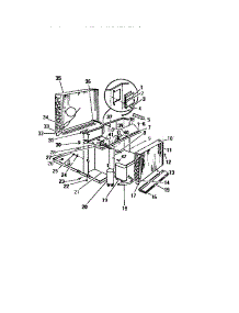 17 - Evaporator, Condenser (`Cc` Cabinet parts for Frigidaire Air Conditioner A4LCD2 from AppliancePartsPros.com