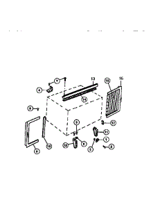 07 - Window Mounting Parts parts for Frigidaire Air Conditioner AR12ME8N1 from AppliancePartsPros.com