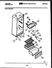 03 - Cabinet Parts parts for Frigidaire Refrigerator ASM140WKJ1 from AppliancePartsPros.com