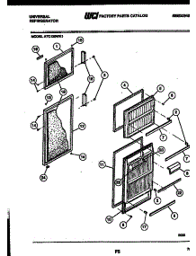 02 - Door Parts parts for Frigidaire Refrigerator ATC130DK1 from AppliancePartsPros.com