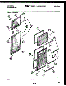 02 - Door Parts parts for Frigidaire Refrigerator ATC130WKD1 from AppliancePartsPros.com