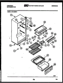 03 - Cabinet Parts parts for Frigidaire Refrigerator ATC130WKJ1 from AppliancePartsPros.com