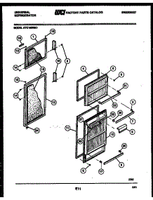 02 - Door Parts parts for Frigidaire Refrigerator ATC150JK1 from AppliancePartsPros.com