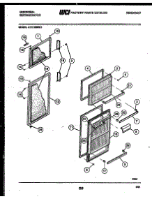 02 - Door Parts parts for Frigidaire Refrigerator ATC150WKJ1 from AppliancePartsPros.com