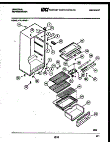 03 - Cabinet Parts parts for Frigidaire Refrigerator ATC150WKJ1 from AppliancePartsPros.com