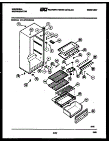 03 - Cabinet Parts parts for Frigidaire Refrigerator ATL150WK2 from AppliancePartsPros.com