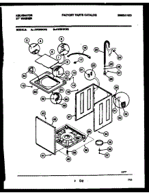 02 - Cabinet Parts parts for Frigidaire Washer AW301KD2 from AppliancePartsPros.com