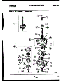 04 - Transmission Parts parts for Frigidaire Washer AW301KD2 from AppliancePartsPros.com