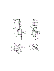 20 - Compressor (`Cc` Cabinet Models) parts for Frigidaire Air Conditioner AW938UD3 from AppliancePartsPros.com