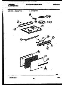 02 - Backguard, Cooktop And Door Parts parts for Frigidaire Range CE200SP2WW02 from AppliancePartsPros.com