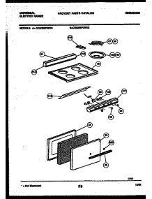 02 - Backguard, Cooktop And Door Parts parts for Frigidaire Range CE206SP2WL01 from AppliancePartsPros.com