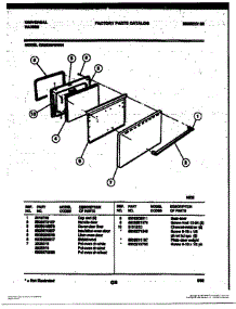 02 - Door Parts parts for Frigidaire Range CE300SP2J01 from AppliancePartsPros.com