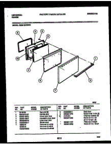 04 - Door Parts parts for Frigidaire Range CE301SP2J01 from AppliancePartsPros.com