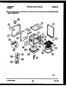 07 - Body Parts parts for Frigidaire Range CE303VP2J01 from AppliancePartsPros.com