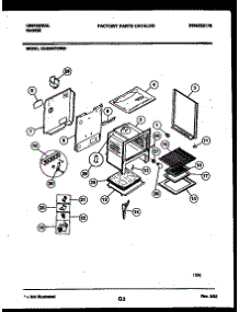 07 - Body Parts parts for Frigidaire Range CE303VP2WW01 from AppliancePartsPros.com
