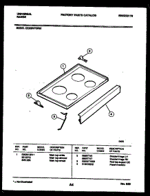 04 - Cooktop Parts parts for Frigidaire Range CE303VP2Y01 from AppliancePartsPros.com
