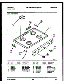 03 - Cooktop Parts parts for Frigidaire Range CG301SP2WJ01 from AppliancePartsPros.com