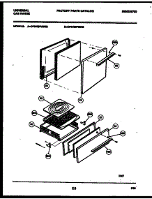 03 - Door And Broiler Drawer Parts parts for Frigidaire Range CP240SP2L02 from AppliancePartsPros.com