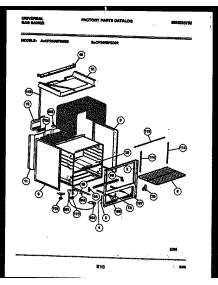 04 - Body Parts parts for Frigidaire Range CP240SP2L02 from AppliancePartsPros.com