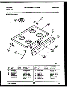 03 - Cooktop Parts parts for Frigidaire Range CP303VP2J01 from AppliancePartsPros.com