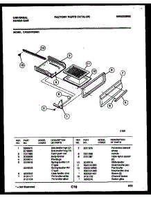 04 - Broiler Parts parts for Frigidaire Range CP303VP2J01 from AppliancePartsPros.com