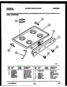 03 - Cooktop Parts parts for Frigidaire Range CP303VP2W01 from AppliancePartsPros.com