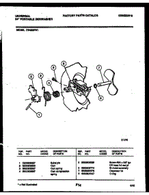 03 - Cam parts for Frigidaire Dishwasher DP400PW1 from AppliancePartsPros.com