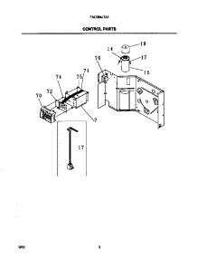 03 - Control Parts parts for Frigidaire Air Conditioner FAC084J7A1 from AppliancePartsPros.com