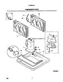 05 - Compressor Parts parts for Frigidaire Air Conditioner FAC084J7A1 from AppliancePartsPros.com