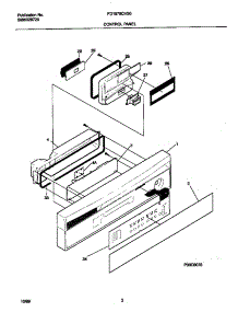02 - Control Panel parts for Frigidaire Dishwasher FD1870CHS0 from AppliancePartsPros.com