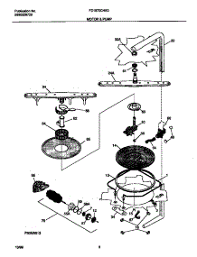 05 - Motor parts for Frigidaire Dishwasher FD1870CHS0 from AppliancePartsPros.com
