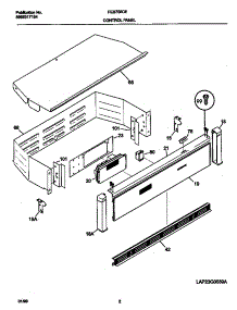 02 - Control Panel parts for Frigidaire Oven FEB756CETF from AppliancePartsPros.com