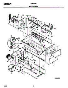 09 - Ice Container parts for Frigidaire Refrigerator FRS20ZSHB0 from AppliancePartsPros.com