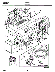 10 - Ice Maker parts for Frigidaire Refrigerator FRS20ZSHB0 from AppliancePartsPros.com