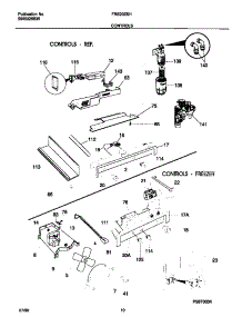 06 - Controls parts for Frigidaire Refrigerator FRS20ZSHB1 from AppliancePartsPros.com