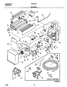 10 - Ice Maker parts for Frigidaire Refrigerator FRS20ZSHB1 from AppliancePartsPros.com