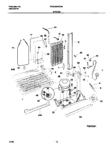 07 - System parts for Frigidaire Refrigerator FRS24MWGW4 from AppliancePartsPros.com