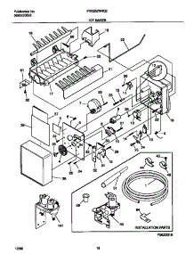10 - Ice Maker parts for Frigidaire Refrigerator FRS26ZNHQ2 from AppliancePartsPros.com