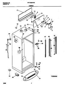 03 - Cabinet parts for Frigidaire Refrigerator FRT18QRHW2 from AppliancePartsPros.com