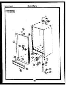 14 - Cabinet Parts parts for Frigidaire Freezer FV10M2WSFA from AppliancePartsPros.com