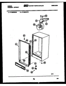 03 - Cabinet Parts parts for Frigidaire Freezer FV13M2WXFB from AppliancePartsPros.com