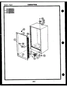 04 - Cabinet Parts parts for Frigidaire Freezer FV16M2WSFA from AppliancePartsPros.com