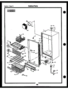 26 - Cabinet Parts parts for Frigidaire Freezer FV19F5WSFA from AppliancePartsPros.com