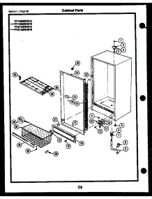 11 - Cabinet Parts parts for Frigidaire Freezer FV21M2WSFC from AppliancePartsPros.com