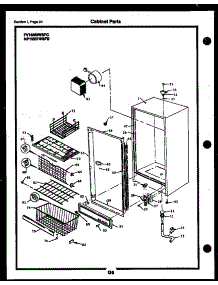 35 - Cabinet Parts parts for Frigidaire Freezer FV31M2WSHA from AppliancePartsPros.com