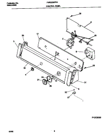 05 - Control Panel parts for Frigidaire Washer FWS223RFS1 from AppliancePartsPros.com