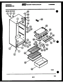 03 - Cabinet Parts parts for Frigidaire Refrigerator GCD14WW9 from AppliancePartsPros.com